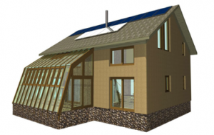 Devon Village Ecohouse rendering